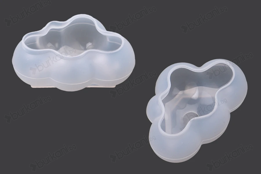 Силиконова форма 3D Облак 48х23 мм-изображение_продукт