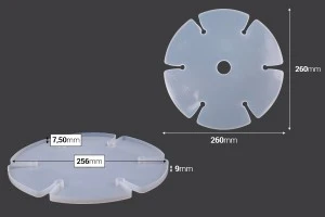 Силиконов калъп за 6 чаши за бутилка вино-2