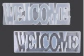 Силиконова форма надпис "Welcome"