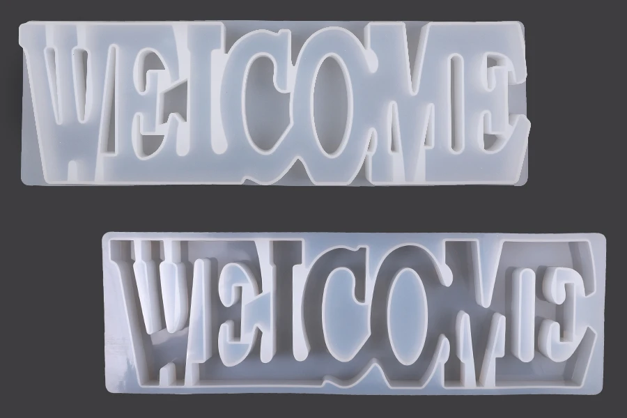 Силиконова форма надпис "Welcome"