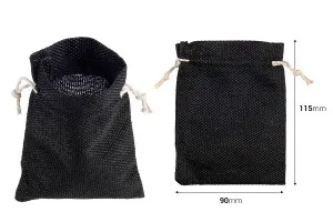 Ленени цветни торбички с размер 90х115 mm - 50 бр.-2