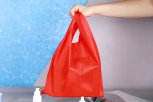 Еко цветни торбички от нетъкан  текстил  рециклируем 330x600 mm  - 50 бр-изображение_група