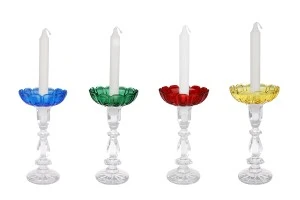 Bobeche qelqi 118x34 me vrimë qendrore 26 mm për shandanë dhe llambadar në ngjyra të ndryshme-изображение_група