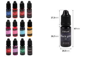 10 ml qiri ngjyros pigment në ngjyra të ndryshme-изображение_размери