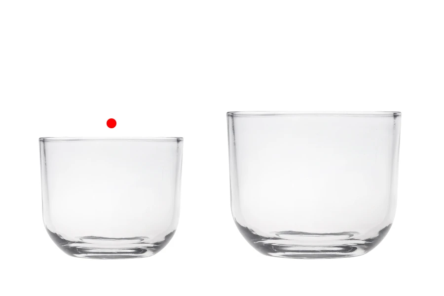 Стъклен декоративен буркан  с размер  121x130 мм за свещ-изображение_група