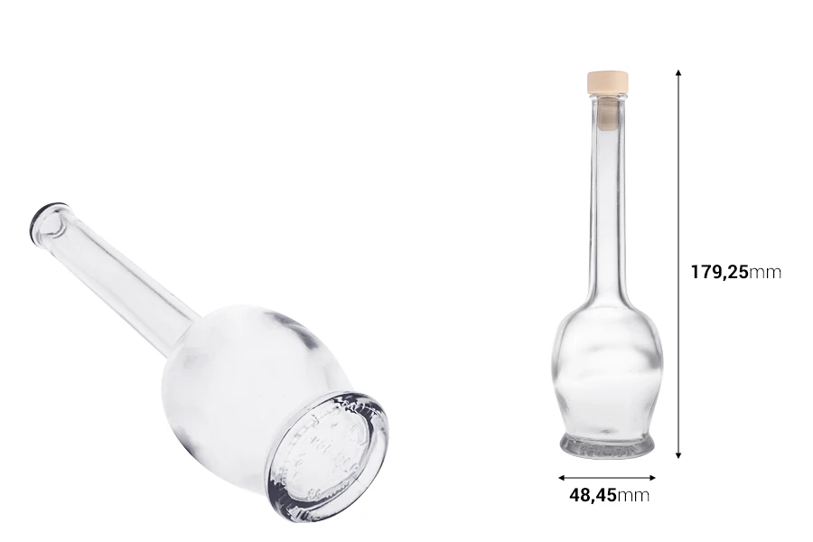 Сферична бутилка 100 ml с тапа Ф11 Сферична бутилка 100 ml с тапа Ф11