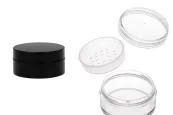 Пластмасово (черно или прозрачно) бурканче 30 мл за пудра-изображение_продукт