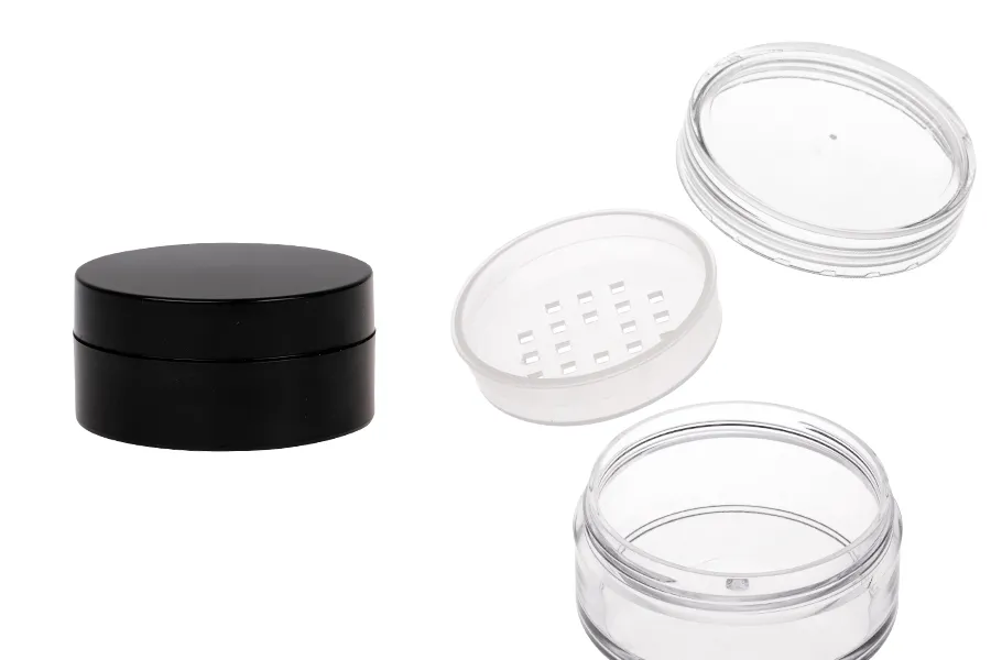 Пластмасово (черно или прозрачно) бурканче 30 мл за пудра-изображение_продукт