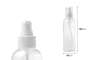PET бутилка  200 ml с помпа за крем или лосион, в опаковка от 12 броя-2