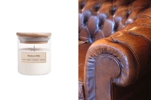 Ароматна ръчно изработена свещ Modern Hide с дървен фитил - 110 гр.-изображение_продукт