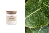 Ароматна ръчно изработена свещ Green Foliage с дървен фитил - 110 гр. Ароматна ръчно изработена свещ Green Foliage с дървен фитил - 110 гр.