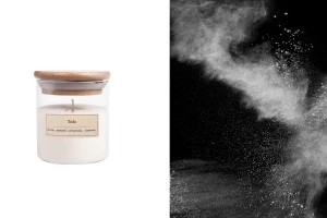 Ароматна свещ Пудра 110 гр с памучен фитил -изображение_продукт