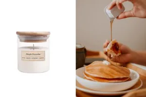 Ароматна свещ Maple Pancake 110 гр. с памучн фитил -изображение_продукт