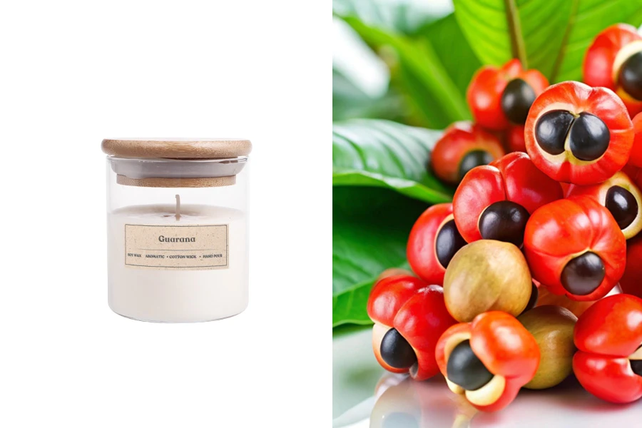 Ароматна свещ Guarana 110 гр. с памучен фитил -изображение_продукт