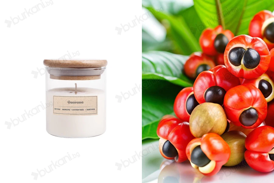 Ароматна свещ Guarana 110 гр. с памучен фитил -изображение_продукт
