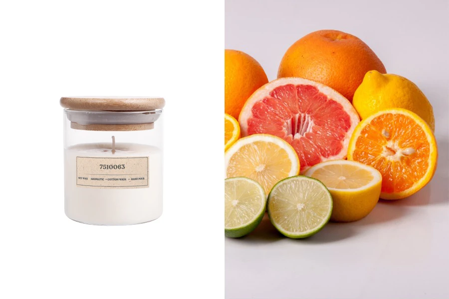 Ароматна свещ 110 гр с памучен фитил 17-3783-изображение_продукт