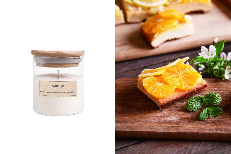 Ароматна свещ 110 гр с памучен фитил  17-3806-изображение_продукт