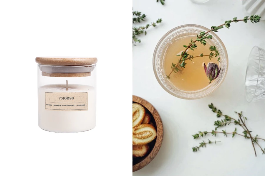 Ароматна свещ 110 гр с памъчен фитил  17-3816-изображение_продукт