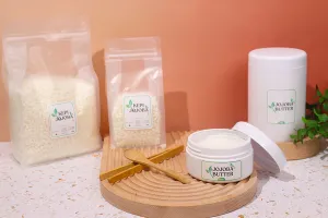 Натурален восък от жожоба 200 г за козметична употреба-изображение_размери