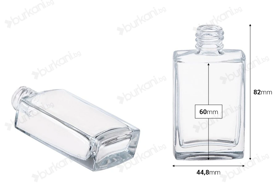 Стъклена бутилка за парфюм 30 ml (18/415)-изображение_размери
