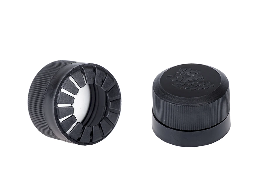 Пластмасова черна капачка за дамаджани Ф35-изображение_продукт