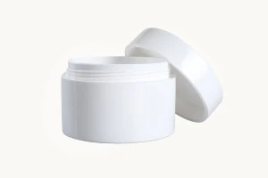 Пластмасов бял буркан за крем 200 ml-1