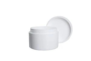 Пластмасов бял буркан за крем 200 ml-2