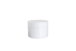 Пластмасов бял буркан за крем 200 ml-3