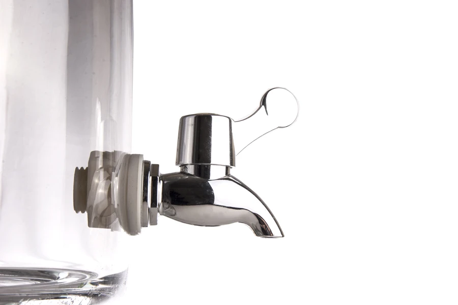 Цилиндричен съд за лимонада с кранче 11800 мл-