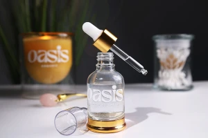 Стъклена бутилка 30 мл с капкомер с прозрачна капачка-изображение_група