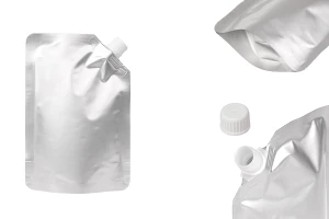 Алуминиева Doy Pack 500 ml със странична бяла капачка - 50 бр-изображение_продукт