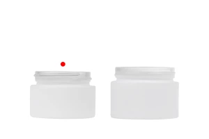 Стъклен буркан за крем 30 мл - без капачка в различни каучукови цветове-изображение_група