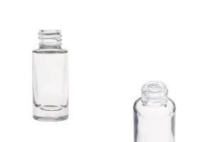 Прозрачна стъклена цилиндрична бутилка 10 мл-изображение_продукт