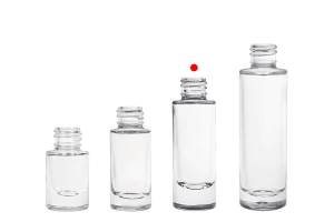 Прозрачна стъклена цилиндрична бутилка 15 мл-изображение_група