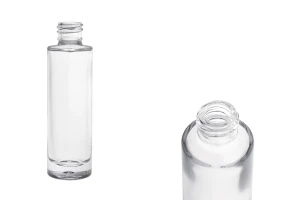 Прозрачна стъклена цилиндрична бутилка 30 мл-изображение_продукт