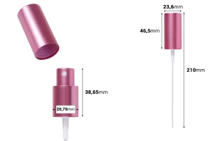 Алуминиев спрей пулверизато 18/415-изображение_размери