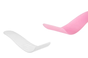 Пластмасова шпатула 93 мм в прозрачен или розов цвят - 12 броя-изображение_продукт