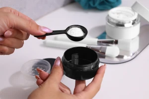 Мерителна лъжичка - пластмасова лъжичка 79 мм в черен цвят - 12 бр.-изображение_група