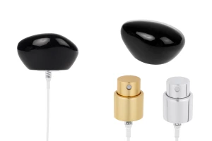 Комплект - алуминиев спрей и черна луксозна капачка за бутилки с чучур 15/400-изображение_продукт