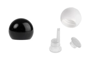 Пластмасова капачка с дозатор за бутилки с етерични масла PP18 - 50 бр.-изображение_продукт