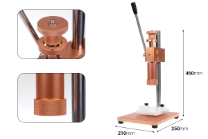 Ръчен инструмент зазатваряне на бутилки за парфюми с 15 mm КРИМП  (изисква използването на инструменти 15-1912 и 16-2259)-изображение_размери