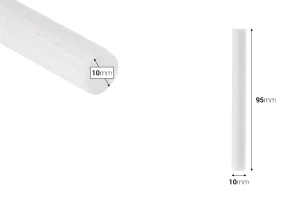 Резервен памучен фитил за бутилка с код 16-6481-изображение_размери