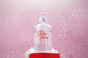 Пластмасова (PET) прозрачна бутилка 250 мл с бяла кръгла капачка и тапичка-изображение_група