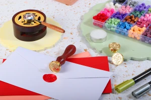 Восъчен печат с диаметър 25 мм в различни коледни дизайни-изображение_група