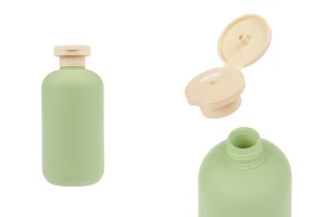 Пластмасова бутилка (HDPE) 300 мл с капачка тип flip top  за шампоан, душ гел и лосион-изображение_продукт