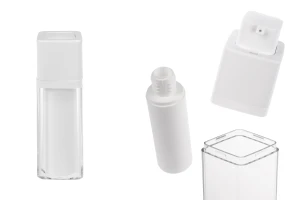 Акрилна пластмасова airless бутилка 30 мл с бяла помпа-изображение_продукт