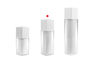 Акрилна пластмасова airless бутилка 30 мл с бяла помпа-изображение_група