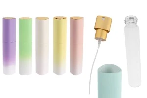 Стъклена Спрей бутилка за парфюм 10 мл с външна обвивка  -изображение_продукт