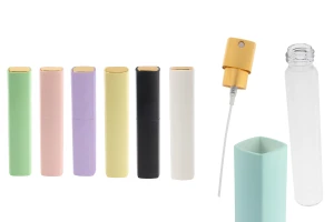 Стъклена Спрей Туист  бутилка 10 мл за парфюм с външна пластмасова обвивка-изображение_продукт