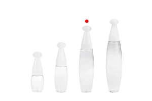 Пластмасова прозрачна бутилка 20 мл с "нос" и винтова капачка - 50 бр.-изображение_група